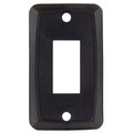 Jr Products JR Products 12855 Single Switch Face Plate - Black 12855